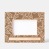 パーソナル化可能なクリスマスホリー木製 レーザー彫刻フレーム (正面)