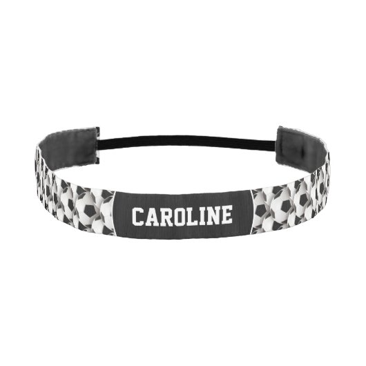 パーソナル化可能なサッカー |サッカーのスポーツギフト アスレチックヘッドバンド (正面)
