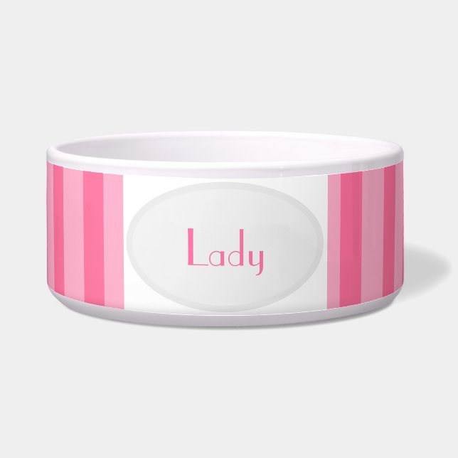 パーソナル化可能なセラミックペットボウル ボウル (正面)