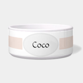 パーソナル化可能なセラミックペットボウル ボウル