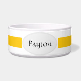 パーソナル化可能なセラミックペットボウル ボウル