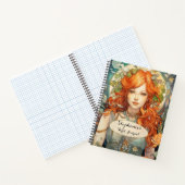 パーソナル化可能なタロットジャーナル ノートブック (内部)