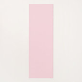 パーソナル化可能なハートを持つピンクの文字 ヨガマット (裏面)