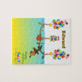 パーソナル化可能なパズル誕生日テーマ ジグソーパズル (横)