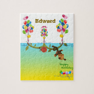 パーソナル化可能なパズル誕生日テーマ ジグソーパズル