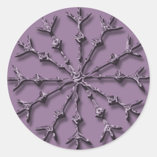 パーソナル化可能なホリデーカード封筒用シール ラウンドシール (正面)