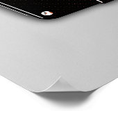 パーソナル化可能なレトロコンパクトオーディオカセットポスター ポスター (角)