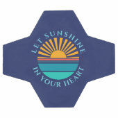 パーソナル化可能な写真テンプレート サッカーボール (フラット)