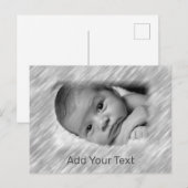 パーソナル化可能な写真 ポストカード (正面/裏面)