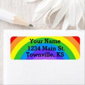 パーソナル化可能な明るい虹 ラベル (インサイチュ)