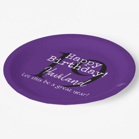 パーソナル化可能な紙プレートHAMbyWG ペーパープレート (アングル)