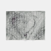 パーソナル化可能な聖なる書物、 経典キープサウ フリースブランケット (正面(横))