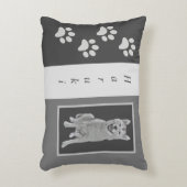 パーソナル化可能な鉛筆柴犬アクセント枕 アクセントクッション (正面(垂直))