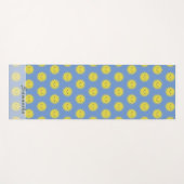 パーソナル化可能なHappy Sunパターン ヨガマット (正面(横))