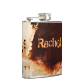 パーソナル化可能なRust Artカッコいいおもしろいユニーク フラスク (右)