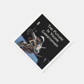 パーソナル卒業宇宙ウォーク宇宙飛行士 スタンダードカクテルナプキン (角)