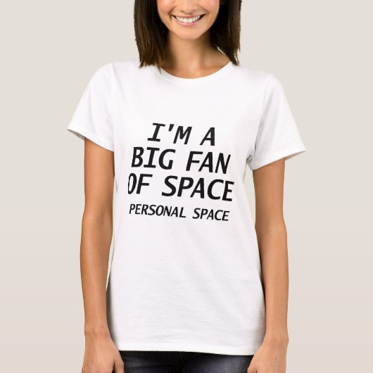 パーソナル宇宙の大ファン Tシャツ (正面)