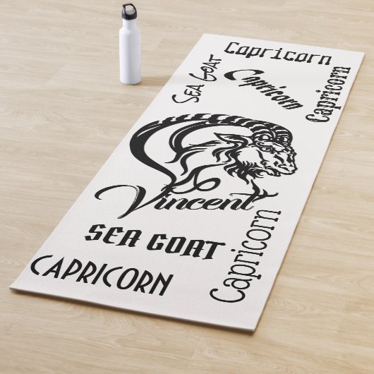 パーソナル山羊座ザシーヤギ〔占星術の〕十二宮図 ヨガマット (インサイチュ)