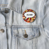 パーソナル漫画ブックアートポップ・アートのスピーチバブル 缶バッジ (インサイチュ)