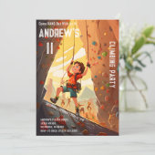 パーソナル登山パーク誕生日招待状 招待状 (スタンド正面)