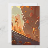 パーソナル登山パーク誕生日招待状 招待状 (裏面)