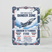 パーソナル空軍お誕生日会招待状 招待状 (スタンド正面)
