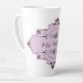 パーソナル結婚ライザブルの花嫁ラテマグカップ カフェラテマグ (左アングル)