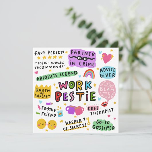 パーソナル誕生日カード作業代行カード 招待状 (スタンド正面)