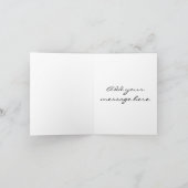 パーソナル誕生日カード – Sleeping Kitten カード (内部)