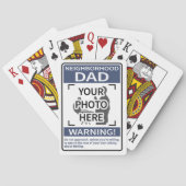 パーソナル近所パパサインブルー トランプ (裏面)