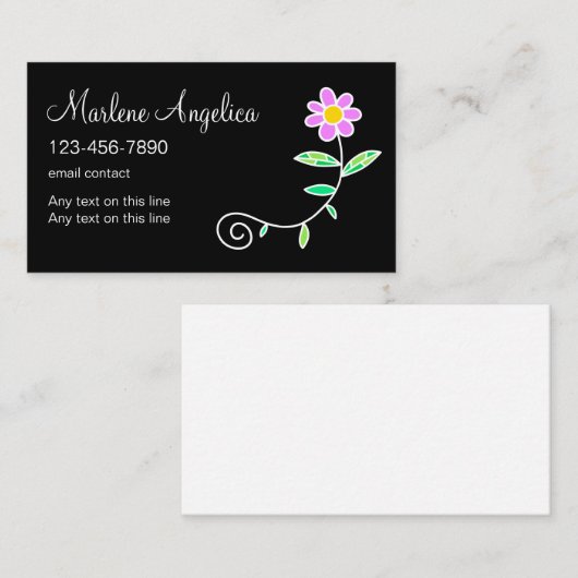 パーソナル連絡ママカード 名刺 (正面/裏面)