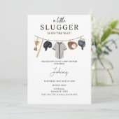 パーソナル野球用ベビーシャワー招待状 招待状 (スタンド正面)