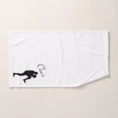 パーソナル野球選手ピッチャーのワインドアップ バスタオルセット (ハンドタオル)