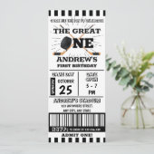 パーソナル1thバースデーホッケーチケットパーティー 招待状 (スタンド正面)