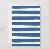 パーソナル ベースボール ベイビー シャワー スラッガー パーティー ルーキー 招待状 (裏面)