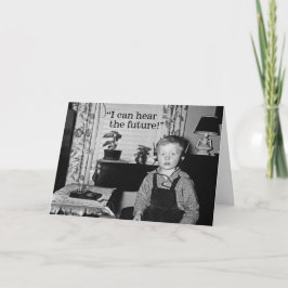 パーソナル・ラジオ・ボーイ卒業式パーティー カード