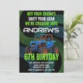 パーソナルATV男子バースデー招待状 招待状 (スタンド正面)