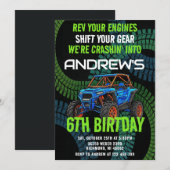 パーソナルATV男子バースデー招待状 招待状 (正面/裏面)