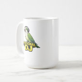 パーソナルDJオキナインコ コーヒーマグカップ (正面左)