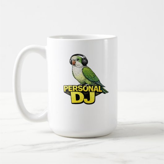 パーソナルDJオキナインコ コーヒーマグカップ (左)