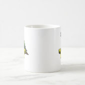 パーソナルDJ ホオミドリウロコインコ コーヒーマグカップ (中央)
