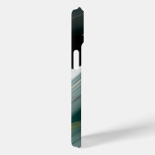 パーソナルiPhoneケーストレンドアブストラクトブラックグリーン Case-Mate iPhoneケース (裏面 / 右)