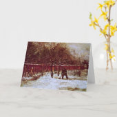 パーソナージガーデンアットヌエネンbyビンセント・ヴァン・ゴッホ カード (黄色い花)