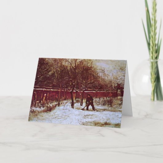 パーソナージガーデンアットヌエネンbyビンセント・ヴァン・ゴッホ カード (正面)