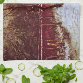 パーソナージガーデンアットヌエネンbyビンセント・ヴァン・ゴッホ キッチンタオル (折り畳み)