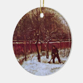 パーソナージガーデンアットヌエネンbyビンセント・ヴァン・ゴッホ セラミックオーナメント (左)