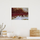 パーソナージガーデンアットヌエネンbyビンセント・ヴァン・ゴッホ ポスター (キッチン)