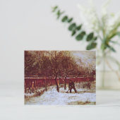 パーソナージガーデンアットヌエネンbyビンセント・ヴァン・ゴッホ ポストカード (スタンド正面)