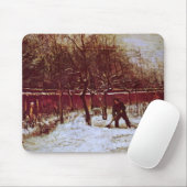 パーソナージガーデンアットヌエネンbyビンセント・ヴァン・ゴッホ マウスパッド (マウス)
