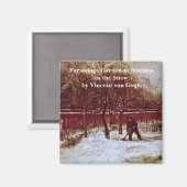 パーソナージガーデンアットヌエネンbyビンセント・ヴァン・ゴッホ マグネット (正面/裏面)